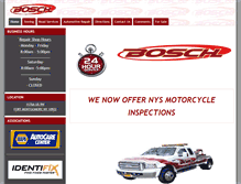 Tablet Screenshot of boschgarage.com